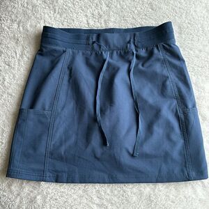 Lee Blue workout skort skirt gold tennis office size 6